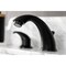 Kingston Brass Widespread Bathroom Faucet with Retail PopUp, Matte Black KB6960LL - alternate 2